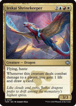 Jeskai Shrinekeeper (TDM-197) - Tarkir: Dragonstorm
