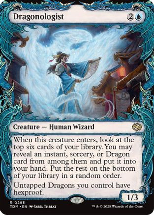 Dragonologist (Showcase) (TDM-295) - Tarkir: Dragonstorm Foil