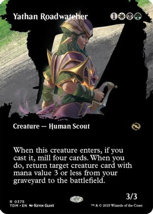 Yathan Roadwatcher (Borderless) (TDM-375) - Tarkir: Dragonstorm Foil