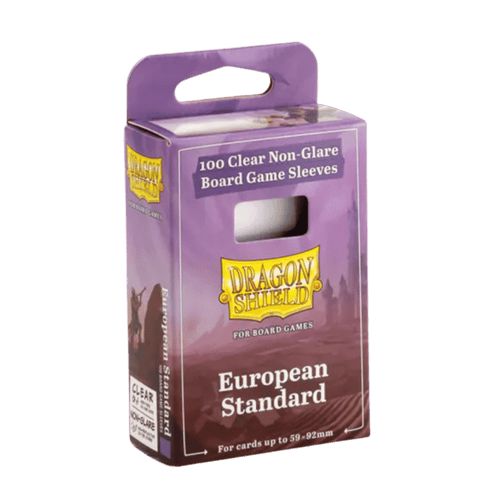 Dragon Shield: Clear Non-Glare Board Game Sleeves - European Standard (100ct)