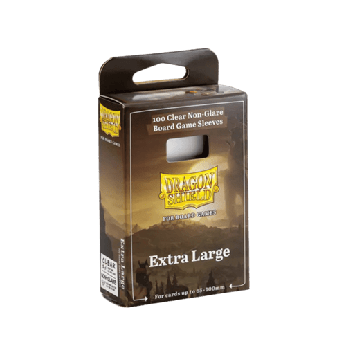 Dragon Shield: Clear Non-Glare Board Game Sleeves - Extra Large (100ct)