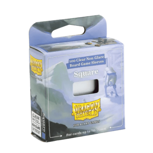 Dragon Shield: Clear Non-Glare Board Game Sleeves - Square (100ct)
