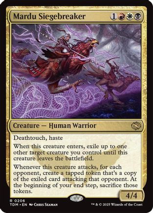 Mardu Siegebreaker (TDM-206) - Tarkir: Dragonstorm Foil