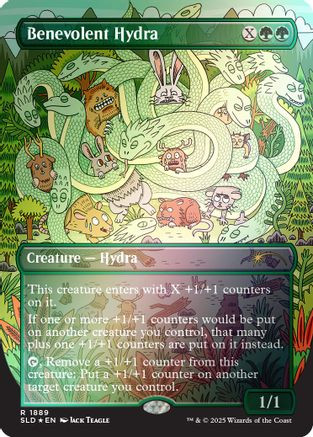 Benevolent Hydra (Rainbow Foil) (SLD-1889) - Secret Lair Drop Series Foil