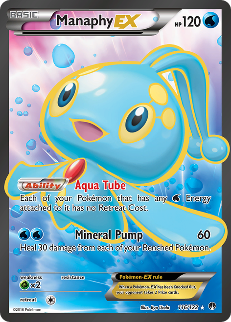 Manaphy-EX 116/122 - BREAKpoint Holofoil (MP)