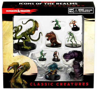 Dungeons & Dragons Fantasy Miniatures: Icons of the Realms Classic Creatures Box Set