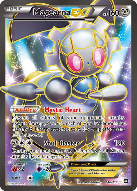 Magearna-EX 110/114 - Steam Siege Holofoil (LP)