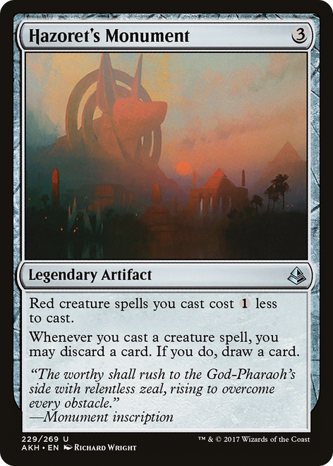 Hazoret's Monument (AKH-229) - Amonkhet