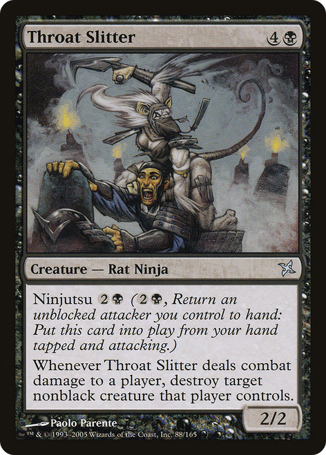 Throat Slitter (BOK-088) - Betrayers of Kamigawa Foil