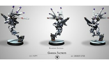 Infinity: ALEPH Garuda Tactbots (Boarding Shotgun)