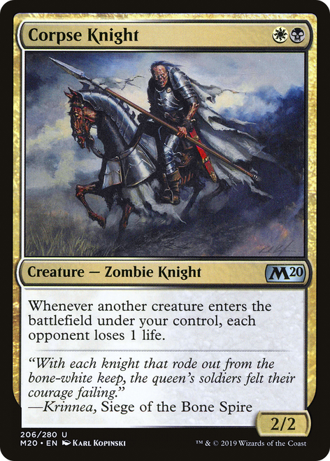 Corpse Knight (M20-206) - Core Set 2020