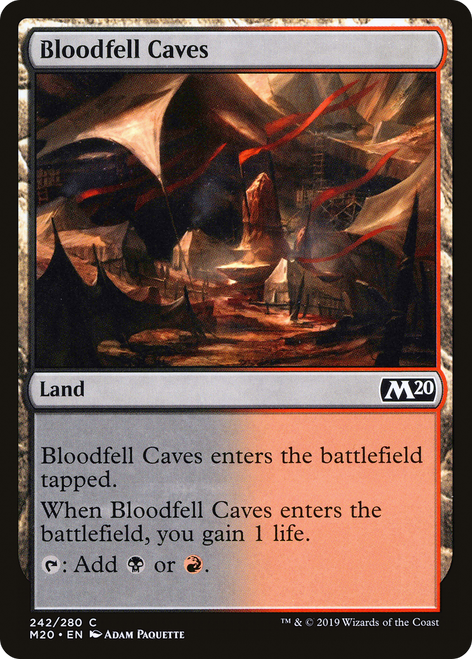 Bloodfell Caves (M20-242) - Core Set 2020