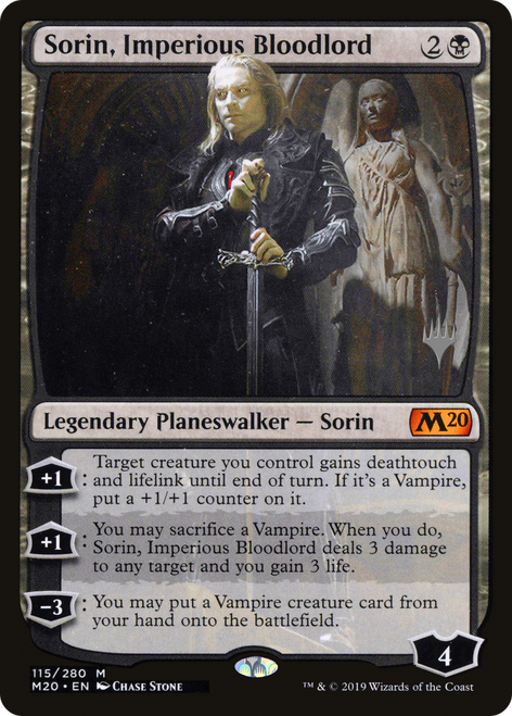 Sorin, Imperious Bloodlord (PPM20-115P) - Core Set 2020 Promos