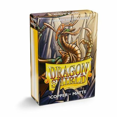 Dragon Shield Matte Copper Japanese Size Card Sleeves (60ct)
