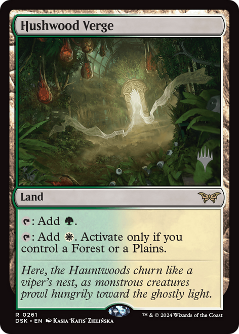 Hushwood Verge (PPDSK-261P) - Duskmourn: House of Horror Promos