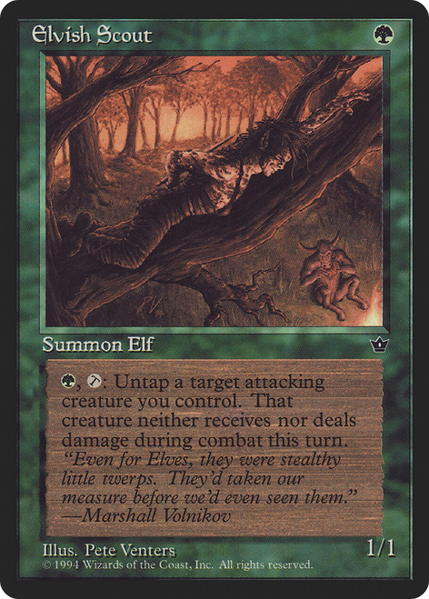 Elvish Scout (FEM-68B) - Fallen Empires