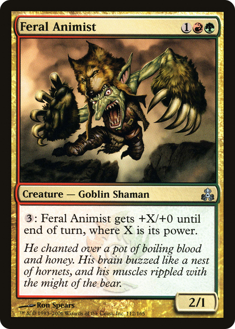 Feral Animist (GPT-112) - Guildpact Foil