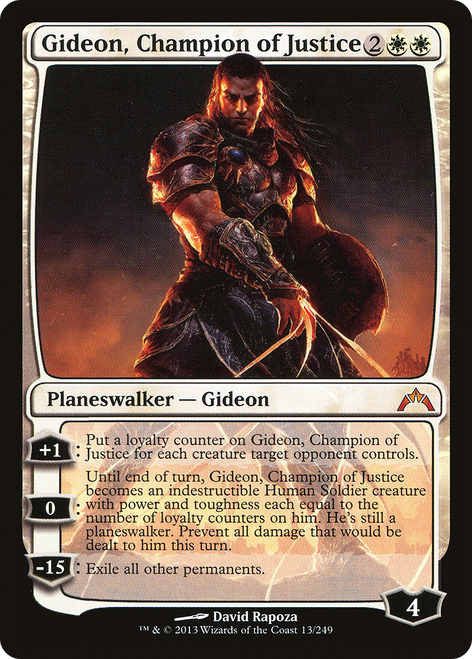 Gideon, Champion of Justice (GTC-013) - Gatecrash Foil