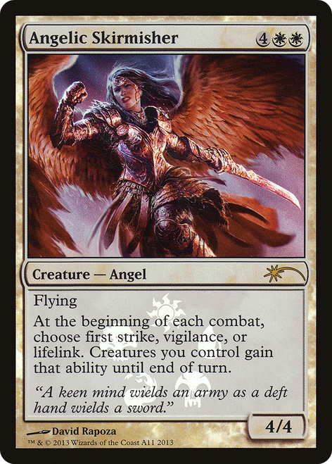 Angelic Skirmisher (MEDIA-A11) - Gatecrash Promos Foil