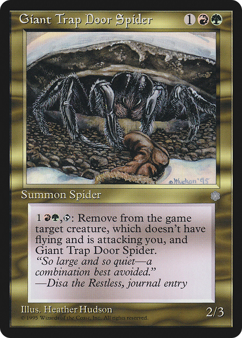 Giant Trap Door Spider (ICE-293) - Ice Age