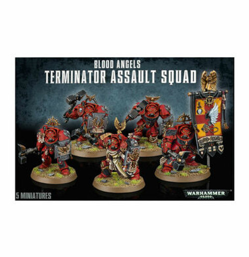 Warhammer 40K: Blood Angels Terminator Assault Squad