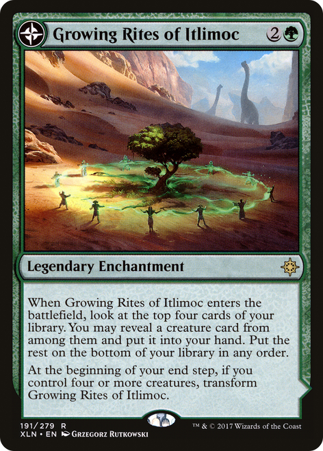 Growing Rites of Itlimoc // Itlimoc, Cradle of the Sun (XLN-191) - Ixalan: (compasslanddfc)