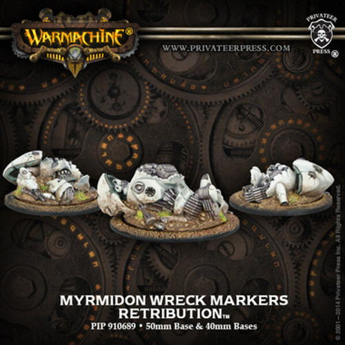 Warmachine: Retribution of Scyrah - Myrmidon Wreck Markers