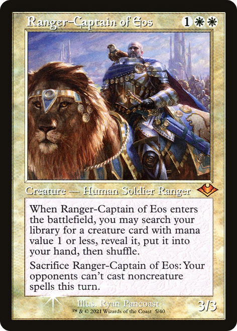Ranger-Captain of Eos (MH1-005) - Modern Horizons 1 Timeshifts Etched Foil