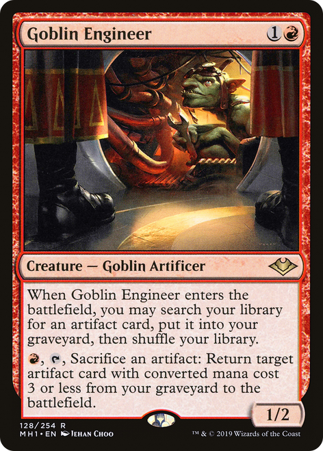 Goblin Engineer (MH1-128) - Modern Horizons Foil