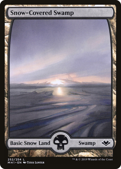 Snow-Covered Swamp (MH1-252) - Modern Horizons Foil