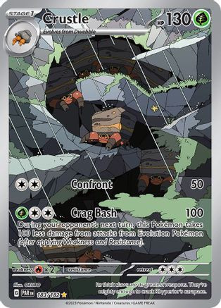 Crustle - 183/182 183 - SV04 Paradox Rift Holofoil (LP)