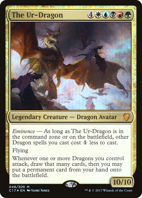 The Ur-Dragon (C17-048) - Commander 2017 Foil (LP)