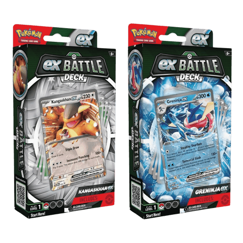 Pokemon: Kangaskhan ex & Greninja ex - ex Battle Decks (Set of 2)