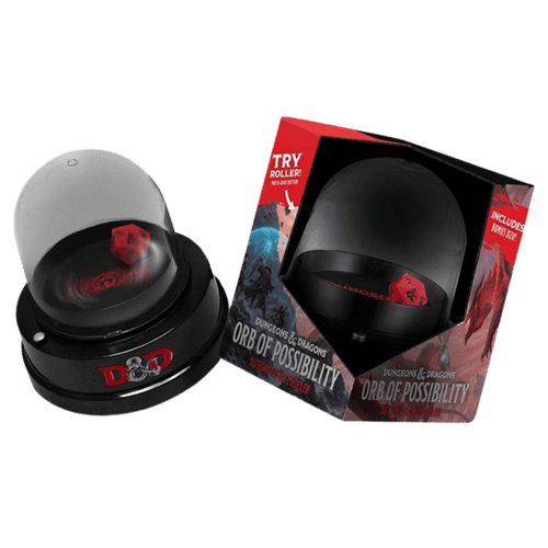 FanRoll: Dungeons & Dragons - Orb of Possibility - Dice Roller w/Silicone D20