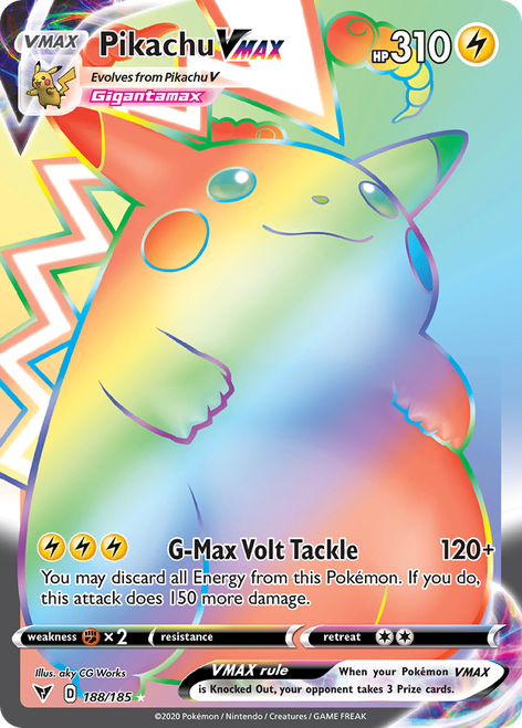 Pikachu VMAX 188/185 - Vivid Voltage Holofoil (LP)