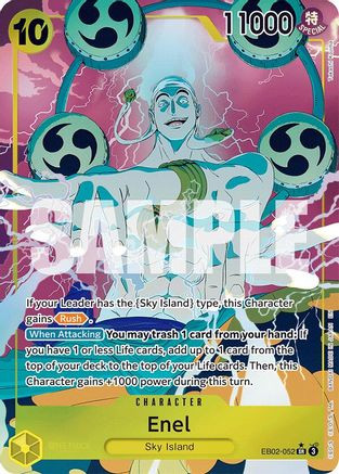 Enel (Alternate Art) (EB02-052) Extra Booster: Anime 25th Collection Foil