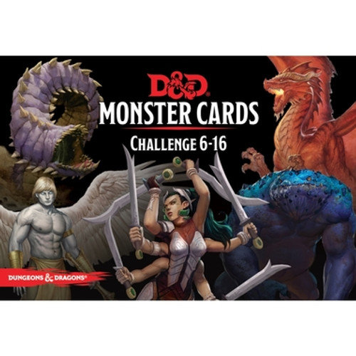 Dungeons & Dragons RPG: Monster Cards - Challenge 6-16 Deck