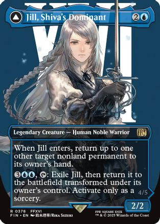 Jill, Shiva's Dominant (Borderless) (FIN-378) - FINAL FANTASY Foil