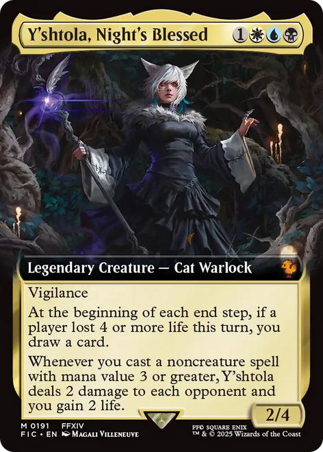 Y'shtola, Night's Blessed (Extended Art) (FIC-191) - Commander: FINAL FANTASY: (Extended Art)
