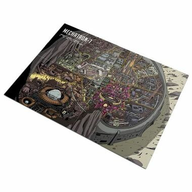 Mutant Year Zero RPG: Mechatron-7 Paper Map