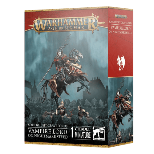 Warhammer Age of Sigmar: Soulblight Gravelords - Vampire Lord on Nightmare Steed