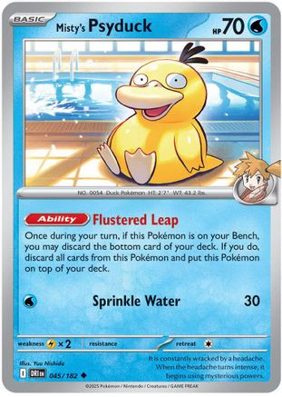 Misty's Psyduck 45 - SV10 Destined Rivals 