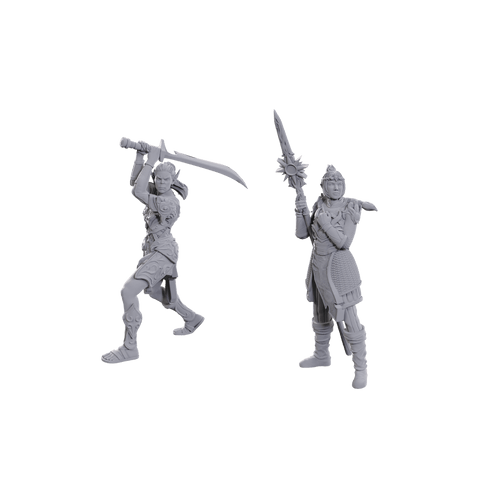 Dungeons & Dragons: Nolzur's Marvelous Unpainted Miniatures - Special Edition Baldur's Gate 3 - Lae'zel & Shadowheart