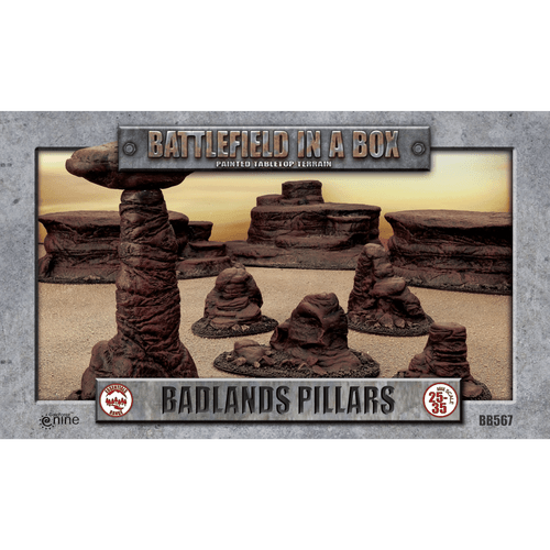 Battlefield in a Box: Badlands Pillars (Mars)
