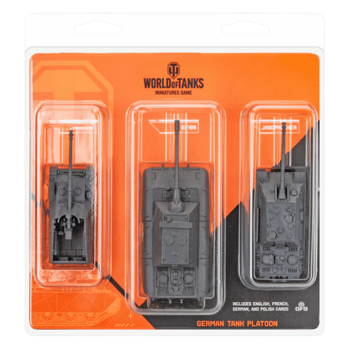 World of Tanks Miniatures Game: Nashorn, Jagdpanther, E-100 - German Tank Platoon