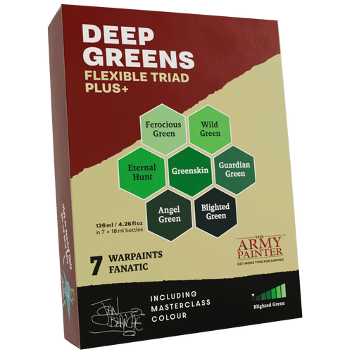 The Army Painter: Warpaints Fanatic - Flexible Triad PLUS+ - Deep Green