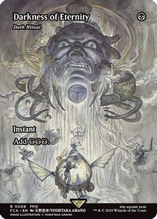 Darkness of Eternity - Dark Ritual (Showcase) (FCA-008) - FINAL FANTASY: Through the Ages Foil