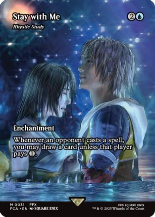 Stay with Me - Rhystic Study (Showcase) (FCA-031) - FINAL FANTASY: Through the Ages