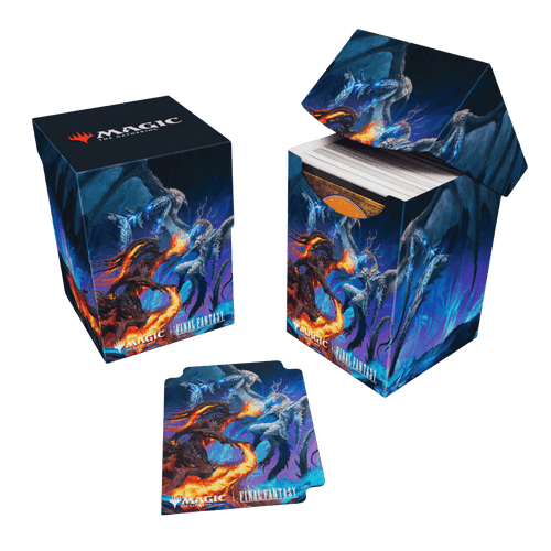 Ultra Pro Deck Box: MTG Final Fantasy - Ifrit vs Bahamut (PRO-100+)
