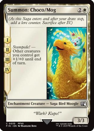 Summon: Choco/Mog (FIN-035) - FINAL FANTASY